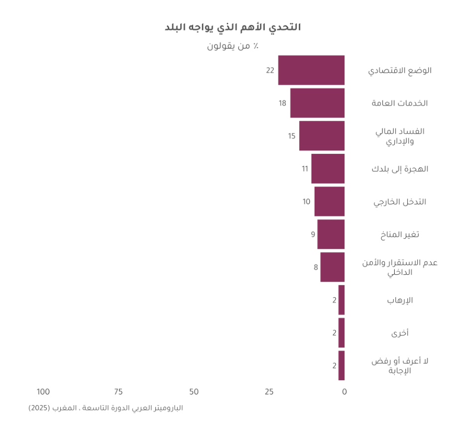 تقرير الرأي العام المغربي 2025