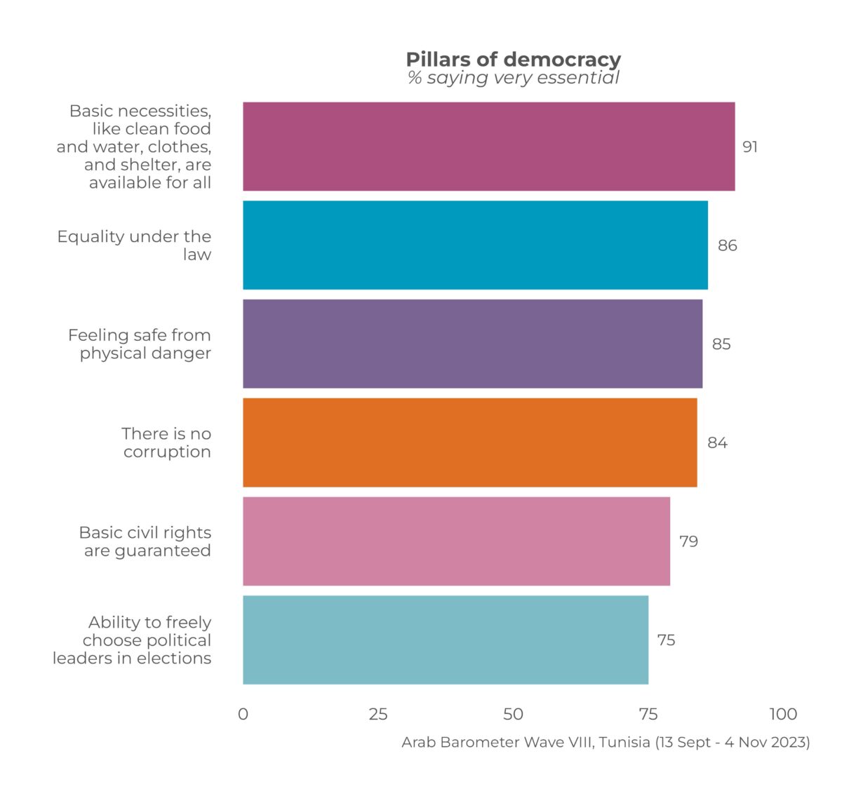 Tunisian political views: splintered and confused