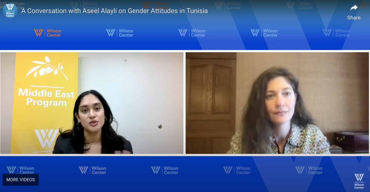 A Conversation with Aseel Alayli on Gender Attitudes in Tunisia – Arab ...
