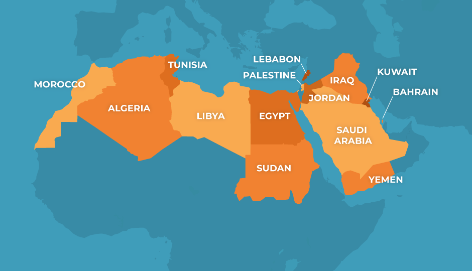 Arab Barometer Map