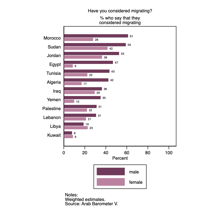 A MENA Paradox in Migration?